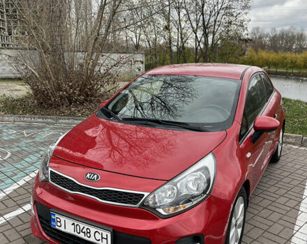 Красный Киа Рио, объемом двигателя 1.4 л и пробегом 77 тыс. км за 12200 $, фото 5 на Automoto.ua