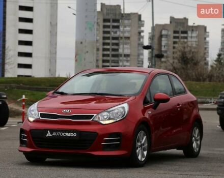 Красный Киа Рио, объемом двигателя 1.4 л и пробегом 77 тыс. км за 12000 $, фото 2 на Automoto.ua