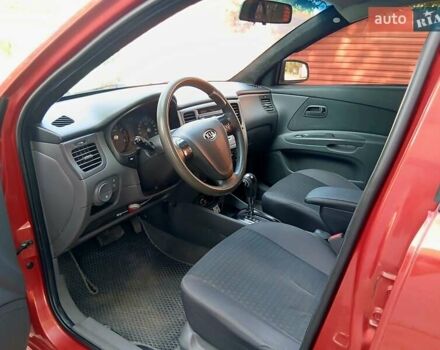 Красный Киа Рио, объемом двигателя 1.4 л и пробегом 173 тыс. км за 5900 $, фото 4 на Automoto.ua