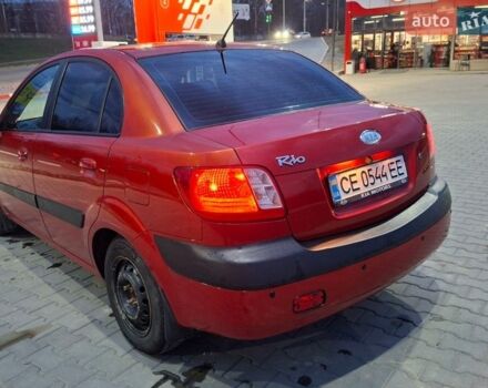 Красный Киа Рио, объемом двигателя 1.4 л и пробегом 185 тыс. км за 5000 $, фото 4 на Automoto.ua