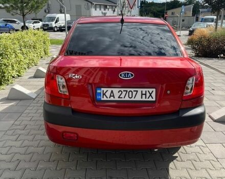 Красный Киа Рио, объемом двигателя 1.4 л и пробегом 119 тыс. км за 5100 $, фото 1 на Automoto.ua