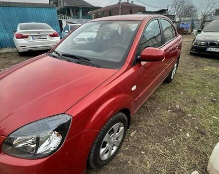 Красный Киа Рио, объемом двигателя 1.4 л и пробегом 62 тыс. км за 5600 $, фото 5 на Automoto.ua