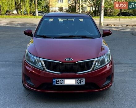 Красный Киа Рио, объемом двигателя 1.4 л и пробегом 190 тыс. км за 5999 $, фото 1 на Automoto.ua