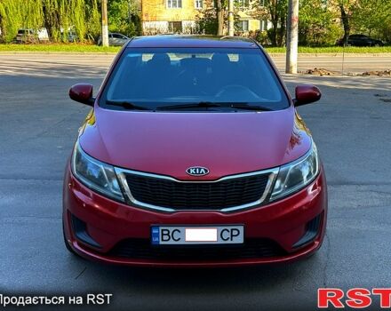 Красный Киа Рио, объемом двигателя 1.4 л и пробегом 190 тыс. км за 6350 $, фото 1 на Automoto.ua