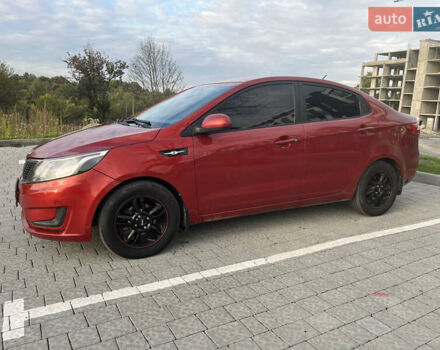 Красный Киа Рио, объемом двигателя 1.4 л и пробегом 202 тыс. км за 7300 $, фото 4 на Automoto.ua