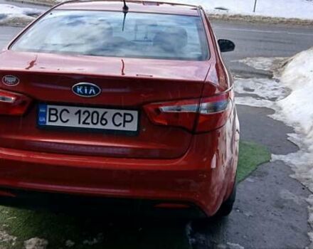 Красный Киа Рио, объемом двигателя 1.4 л и пробегом 319 тыс. км за 5700 $, фото 4 на Automoto.ua