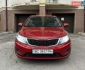 Красный Киа Рио, объемом двигателя 1.4 л и пробегом 214 тыс. км за 5900 $, фото 1 на Automoto.ua