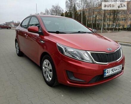 Красный Киа Рио, объемом двигателя 1.4 л и пробегом 85 тыс. км за 7500 $, фото 3 на Automoto.ua