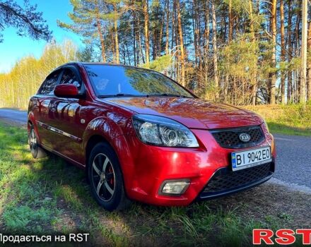 Красный Киа Рио, объемом двигателя 1.4 л и пробегом 155 тыс. км за 6700 $, фото 1 на Automoto.ua