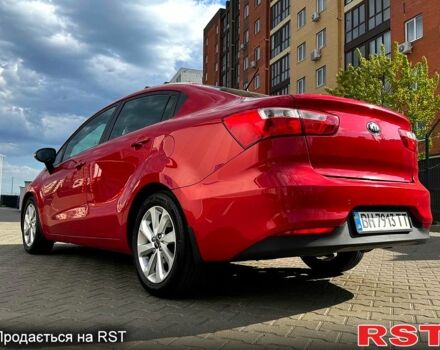 Красный Киа Рио, объемом двигателя 1.4 л и пробегом 84 тыс. км за 13200 $, фото 4 на Automoto.ua