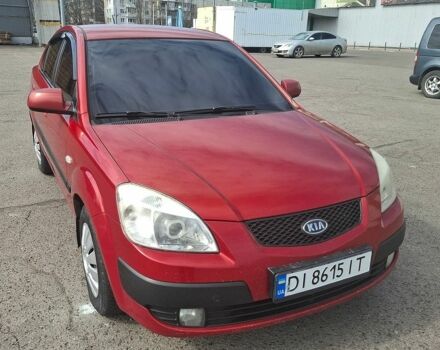 Красный Киа Рио, объемом двигателя 1.4 л и пробегом 174 тыс. км за 4900 $, фото 1 на Automoto.ua