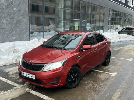 Красный Киа Рио, объемом двигателя 1.4 л и пробегом 212 тыс. км за 6000 $, фото 1 на Automoto.ua