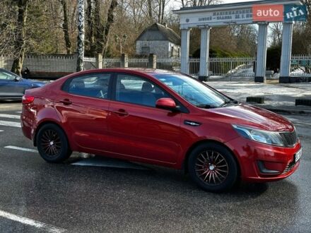Красный Киа Рио, объемом двигателя 1.4 л и пробегом 190 тыс. км за 6350 $, фото 1 на Automoto.ua