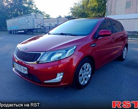 Красный Киа Рио, объемом двигателя 1.6 л и пробегом 28 тыс. км за 10650 $, фото 1 на Automoto.ua