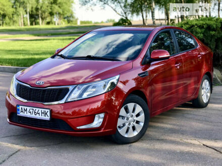 Киа Рио 2012 в Житомире на Automoto.ua Красный Киа Рио, объемом двигателя 1.6 л и пробегом 117 тыс. км за 8400 $, фото 1 на Automoto.ua