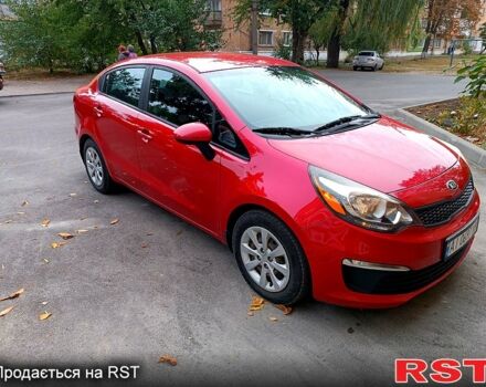 Красный Киа Рио, объемом двигателя 1.6 л и пробегом 90 тыс. км за 10900 $, фото 1 на Automoto.ua