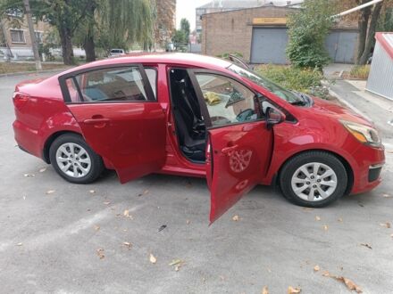 Красный Киа Рио, объемом двигателя 1.6 л и пробегом 85 тыс. км за 9950 $, фото 1 на Automoto.ua