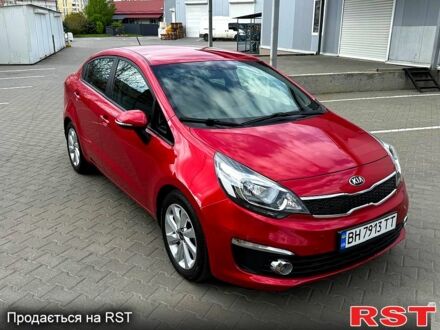 Красный Киа Рио, объемом двигателя 1.4 л и пробегом 84 тыс. км за 13200 $, фото 1 на Automoto.ua