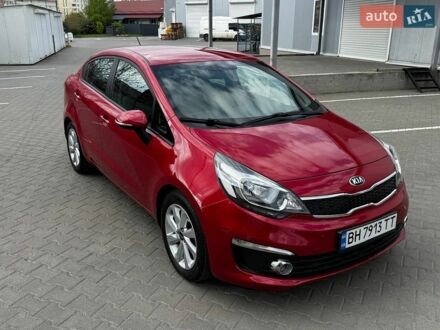 Красный Киа Рио, объемом двигателя 1.4 л и пробегом 84 тыс. км за 12700 $, фото 1 на Automoto.ua