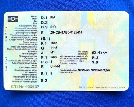 Кіа Ріо, об'ємом двигуна 1.4 л та пробігом 266 тис. км за 5999 $, фото 1 на Automoto.ua