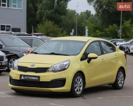 Желтый Киа Рио, объемом двигателя 1.6 л и пробегом 91 тыс. км за 8000 $, фото 2 на Automoto.ua