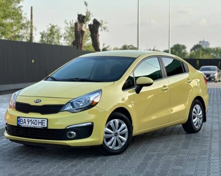 Желтый Киа Рио, объемом двигателя 1.6 л и пробегом 136 тыс. км за 9699 $, фото 1 на Automoto.ua