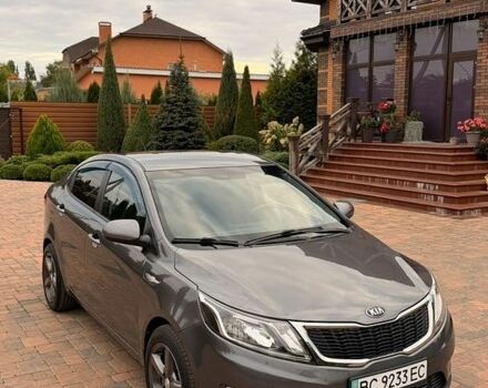 Серый Киа Рио, объемом двигателя 1.4 л и пробегом 91 тыс. км за 8450 $, фото 1 на Automoto.ua