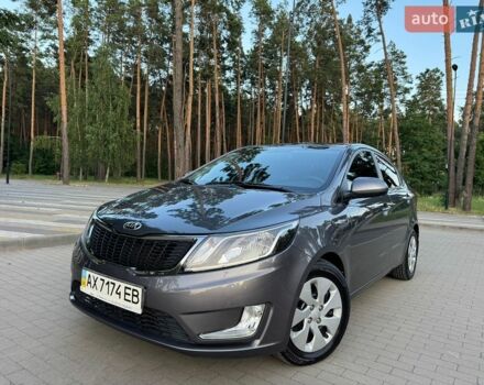 Серый Киа Рио, объемом двигателя 1.4 л и пробегом 87 тыс. км за 8950 $, фото 1 на Automoto.ua