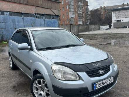 Серый Киа Рио, объемом двигателя 1.4 л и пробегом 223 тыс. км за 4700 $, фото 1 на Automoto.ua
