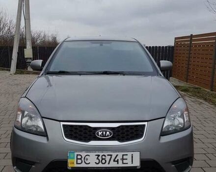Серый Киа Рио, объемом двигателя 1.4 л и пробегом 183 тыс. км за 5900 $, фото 1 на Automoto.ua