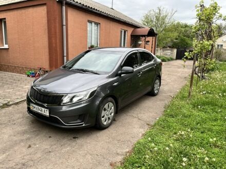 Серый Киа Рио, объемом двигателя 1.4 л и пробегом 117 тыс. км за 7800 $, фото 1 на Automoto.ua