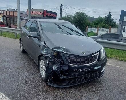 Серый Киа Рио, объемом двигателя 1.6 л и пробегом 190 тыс. км за 3600 $, фото 1 на Automoto.ua