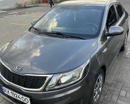 Серый Киа Рио, объемом двигателя 1.4 л и пробегом 123 тыс. км за 7599 $, фото 1 на Automoto.ua