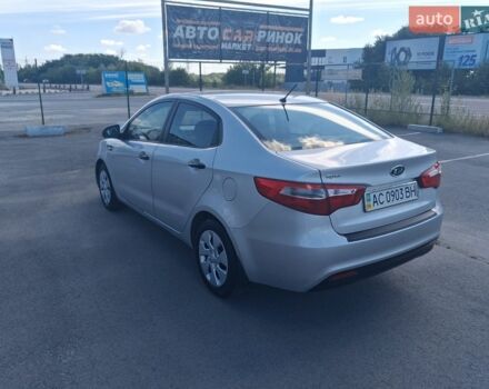Серый Киа Рио, объемом двигателя 1.4 л и пробегом 128 тыс. км за 6850 $, фото 1 на Automoto.ua