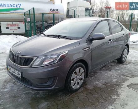 Серый Киа Рио, объемом двигателя 1.4 л и пробегом 160 тыс. км за 6800 $, фото 1 на Automoto.ua