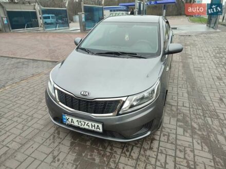 Серый Киа Рио, объемом двигателя 1.4 л и пробегом 205 тыс. км за 7800 $, фото 1 на Automoto.ua