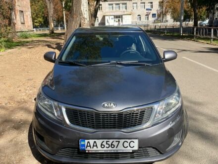 Серый Киа Рио, объемом двигателя 1.4 л и пробегом 214 тыс. км за 5300 $, фото 1 на Automoto.ua