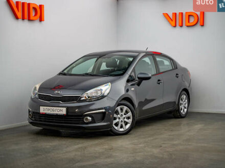 Серый Киа Рио, объемом двигателя 1.4 л и пробегом 75 тыс. км за 8988 $, фото 1 на Automoto.ua