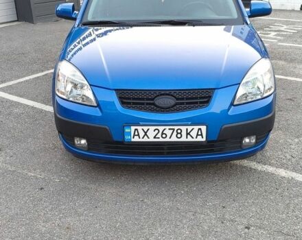 Синий Киа Рио, объемом двигателя 1.6 л и пробегом 216 тыс. км за 4300 $, фото 1 на Automoto.ua
