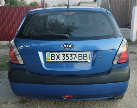 Синий Киа Рио, объемом двигателя 1.4 л и пробегом 190 тыс. км за 3200 $, фото 1 на Automoto.ua