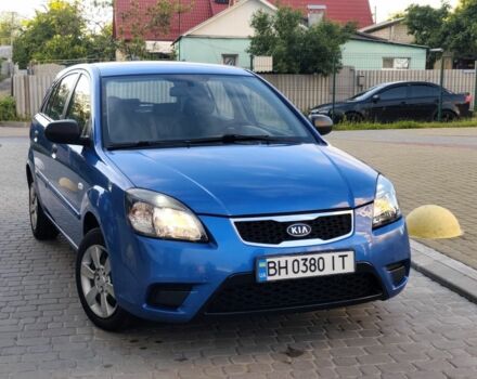 Синий Киа Рио, объемом двигателя 1.4 л и пробегом 165 тыс. км за 4850 $, фото 4 на Automoto.ua