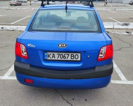 Синий Киа Рио, объемом двигателя 1.4 л и пробегом 265 тыс. км за 5300 $, фото 1 на Automoto.ua