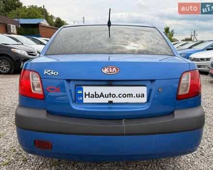 Синий Киа Рио, объемом двигателя 1.4 л и пробегом 252 тыс. км за 2999 $, фото 6 на Automoto.ua