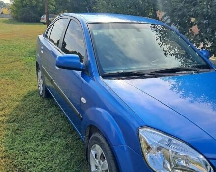 Синий Киа Рио, объемом двигателя 1.4 л и пробегом 94 тыс. км за 5300 $, фото 3 на Automoto.ua