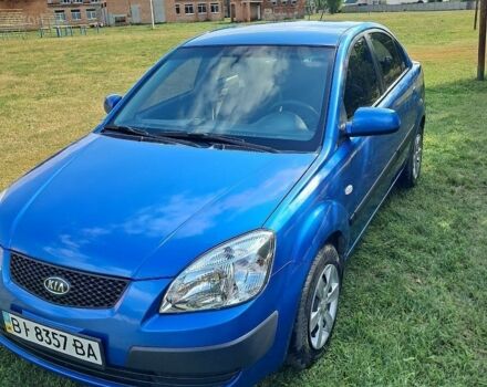 Синий Киа Рио, объемом двигателя 1.4 л и пробегом 94 тыс. км за 5300 $, фото 1 на Automoto.ua