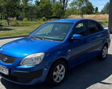 Синий Киа Рио, объемом двигателя 1.4 л и пробегом 172 тыс. км за 4200 $, фото 1 на Automoto.ua