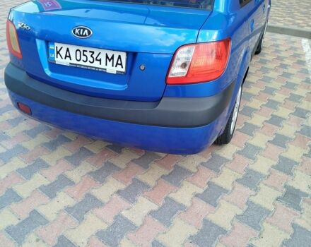 Синий Киа Рио, объемом двигателя 1.4 л и пробегом 279 тыс. км за 5000 $, фото 3 на Automoto.ua