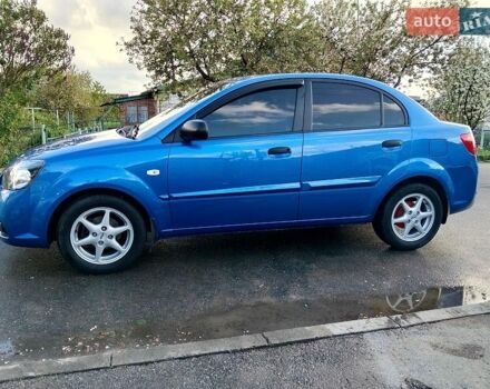 Синий Киа Рио, объемом двигателя 1.4 л и пробегом 308 тыс. км за 4500 $, фото 2 на Automoto.ua