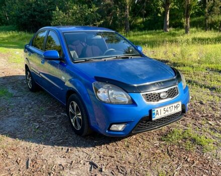 Синий Киа Рио, объемом двигателя 1.4 л и пробегом 138 тыс. км за 6950 $, фото 3 на Automoto.ua