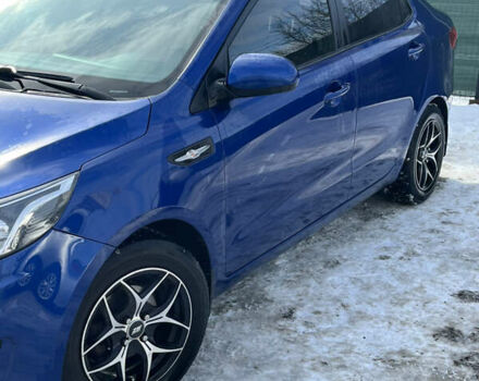 Синий Киа Рио, объемом двигателя 1.4 л и пробегом 139 тыс. км за 7700 $, фото 2 на Automoto.ua